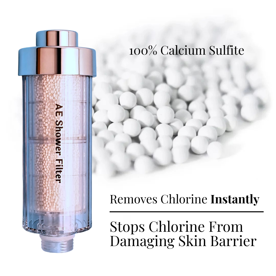 ae shower filter calcium sulfite