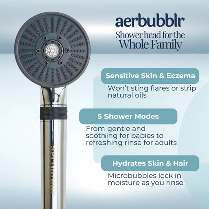 aerbubblr Microbubble Showerhead