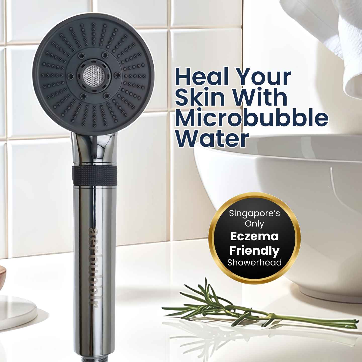 aerbubblr microbubble showerhead