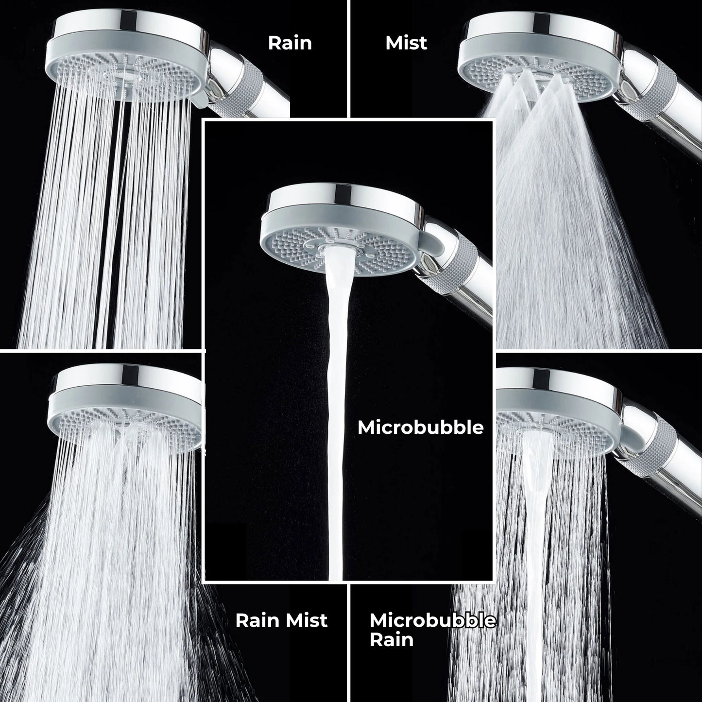 aerbubblr Microbubble Showerhead