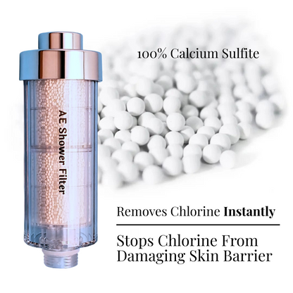 ae shower filter calcium sulfite